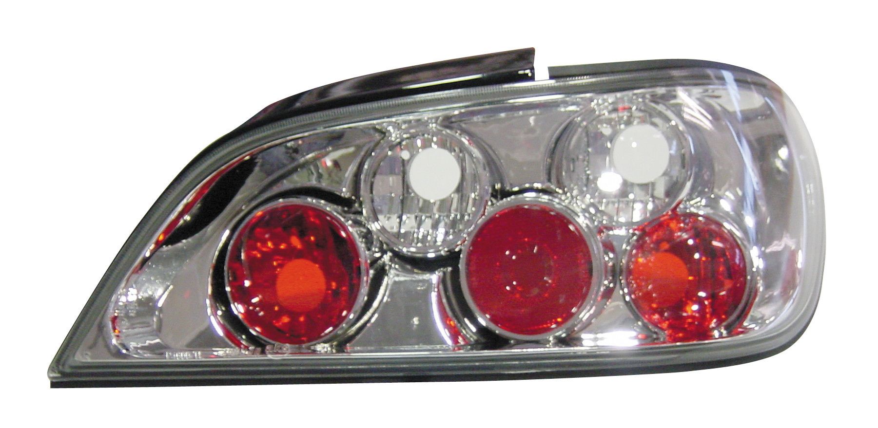 Coppia fanali posteriori - compatibile per Peugeot 406 (5/99-5/03) - Cromo
