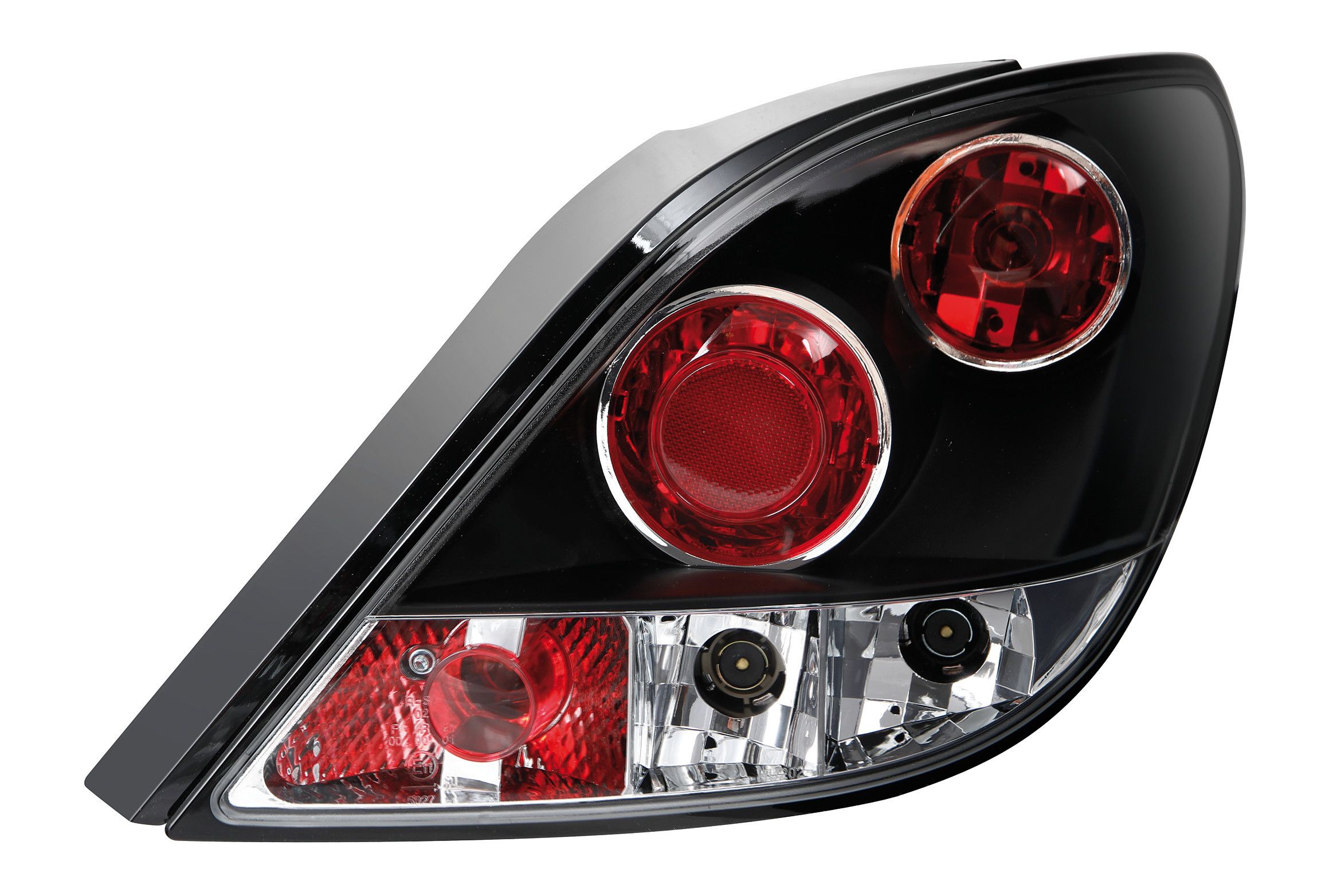 Coppia fanali posteriori - compatibile per Peugeot 207 (5/06>) - Nero