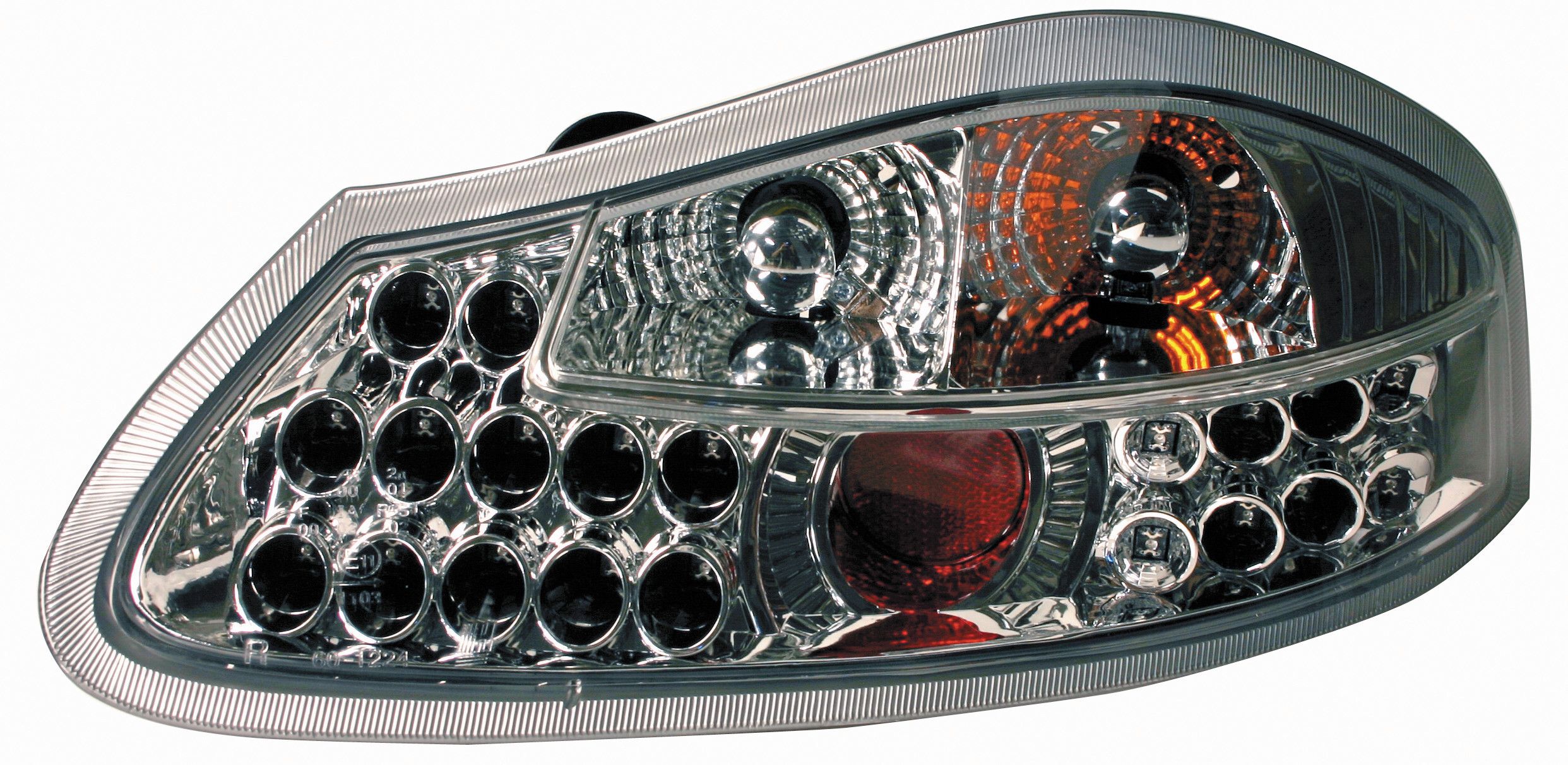 Coppia fanali posteriori LED - compatibile per Porsche Boxster (9/96-10/04) - Cromo