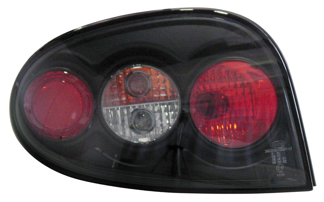 Coppia fanali posteriori - compatibile per Renault Megane (9/99-9/03) - Nero