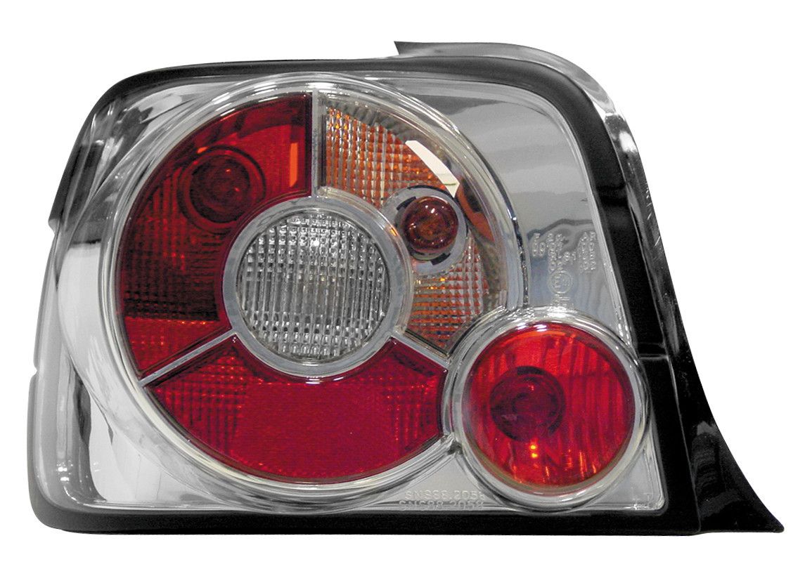 Coppia fanali posteriori - compatibile per Bmw E36 (3/94-8/00) - Cromo