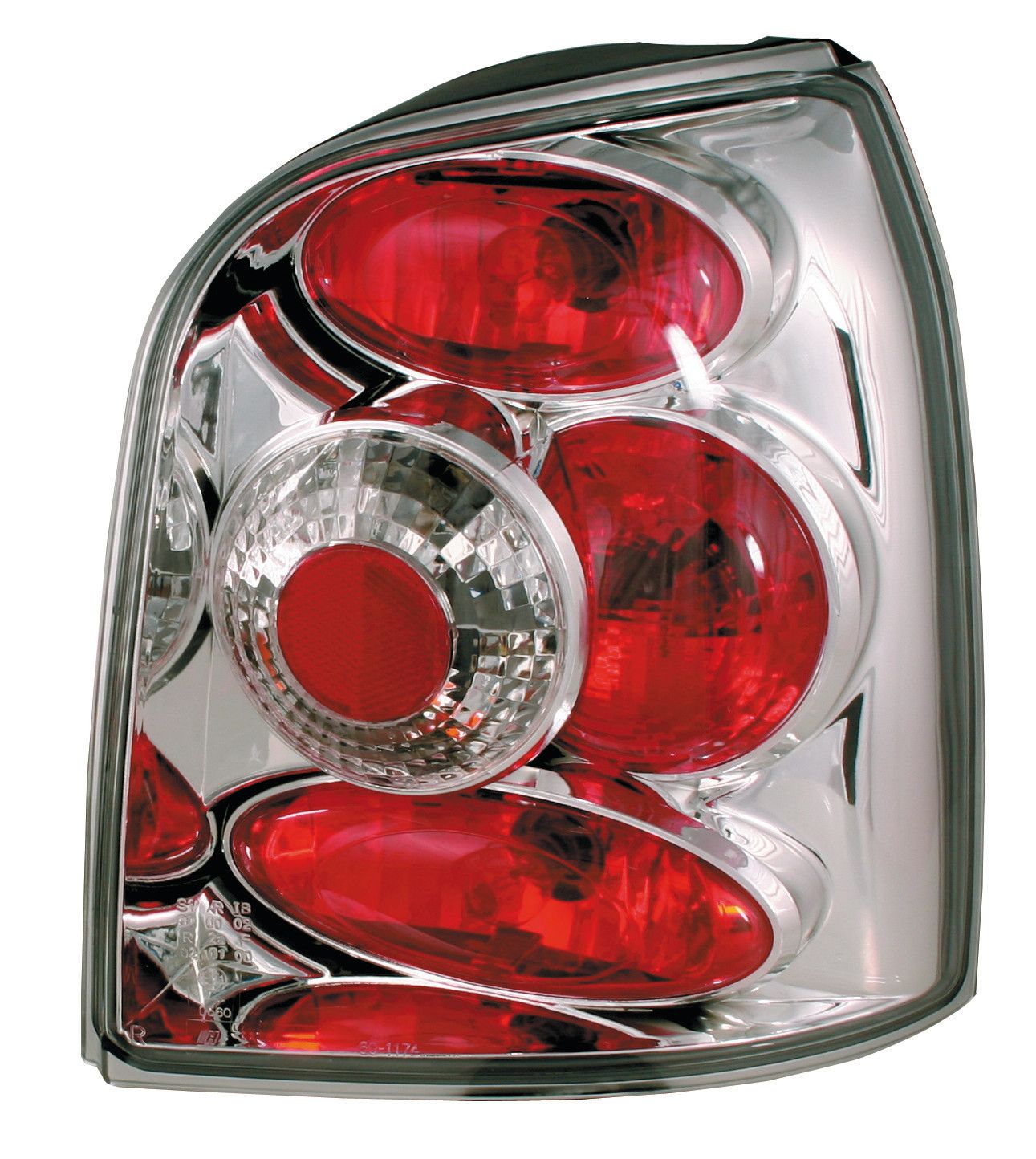 Coppia fanali posteriori - compatibile per Audi A4 (7/95-9/01) - Cromo