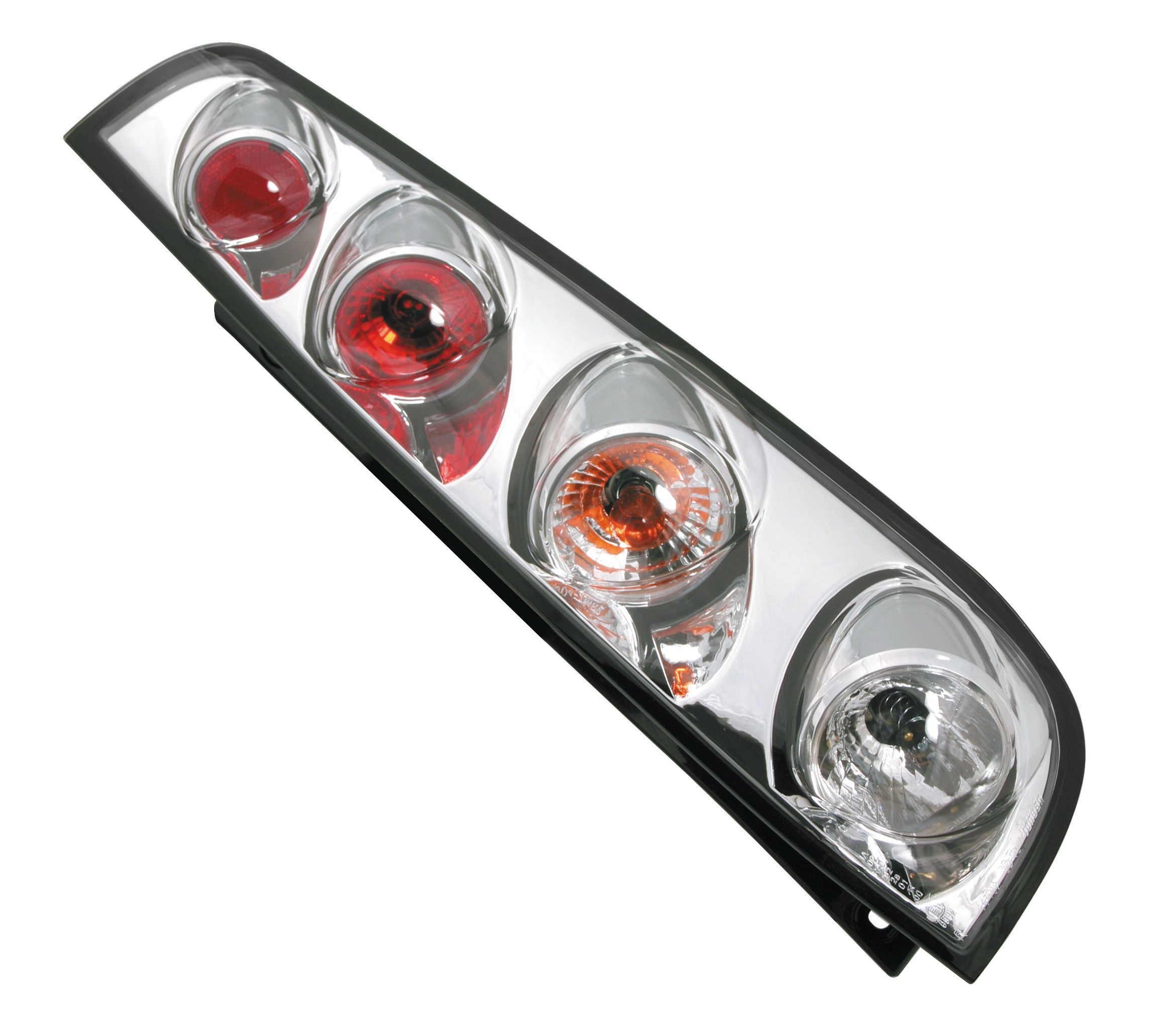 Coppia fanali posteriori - compatibile per Ford Fiesta V (11/01-12/05) - Cromo