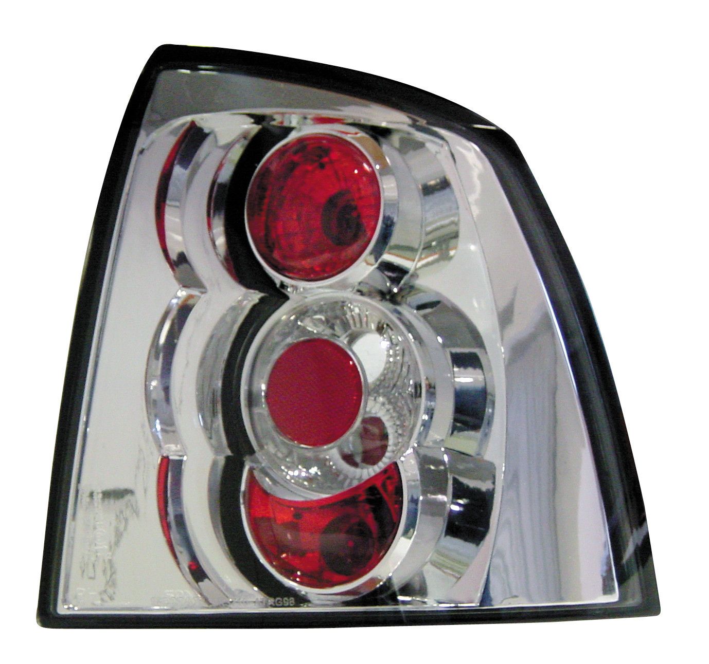 Coppia fanali posteriori - compatibile per Opel Astra G (2/98-3/04) - Cromo