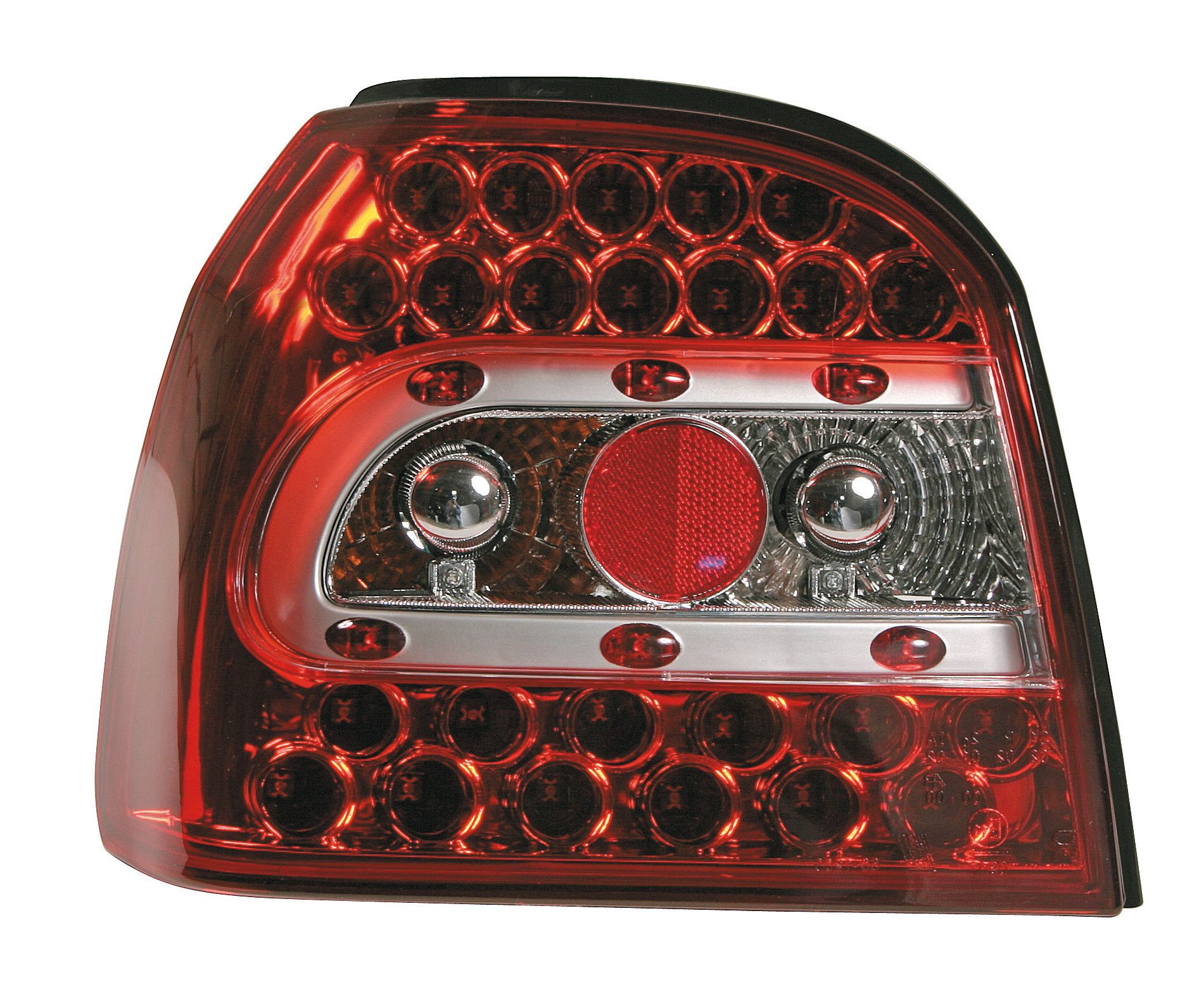 Coppia fanali posteriori LED - compatibile per VW Golf III (8/91-8/97) - Rosso