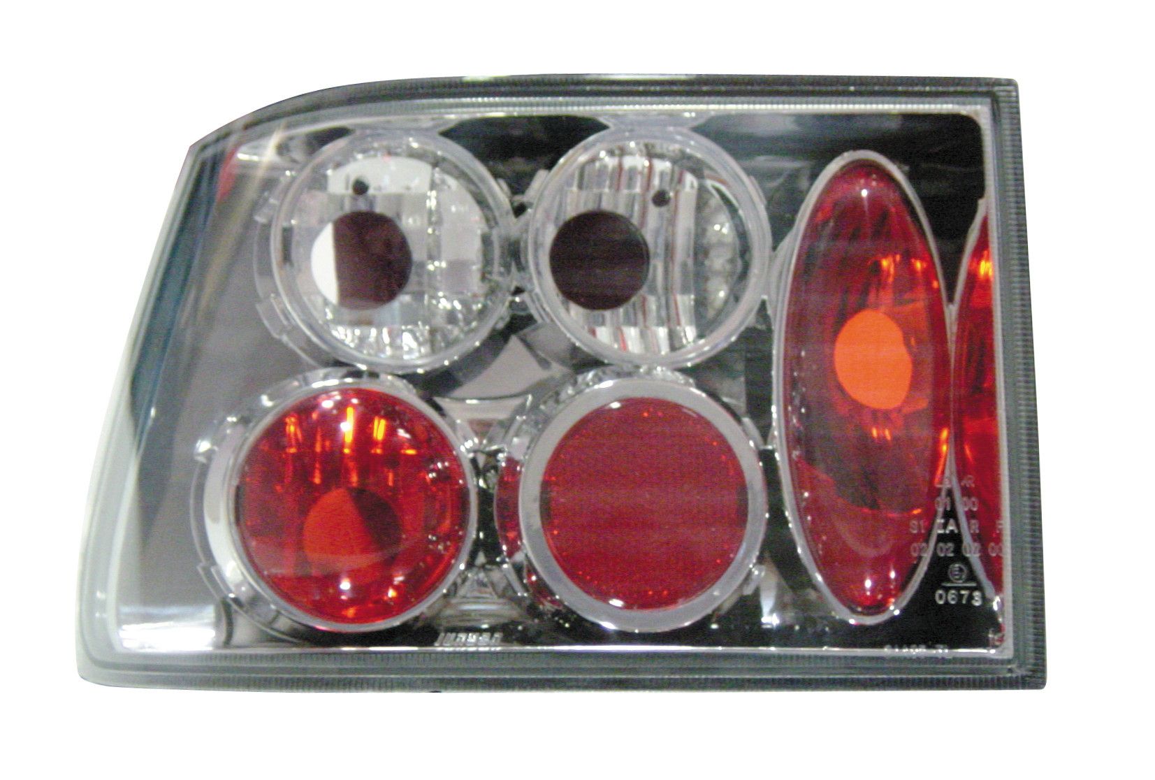 Coppia fanali posteriori - compatibile per Seat Ibiza (3/97-8/99) - Cromo