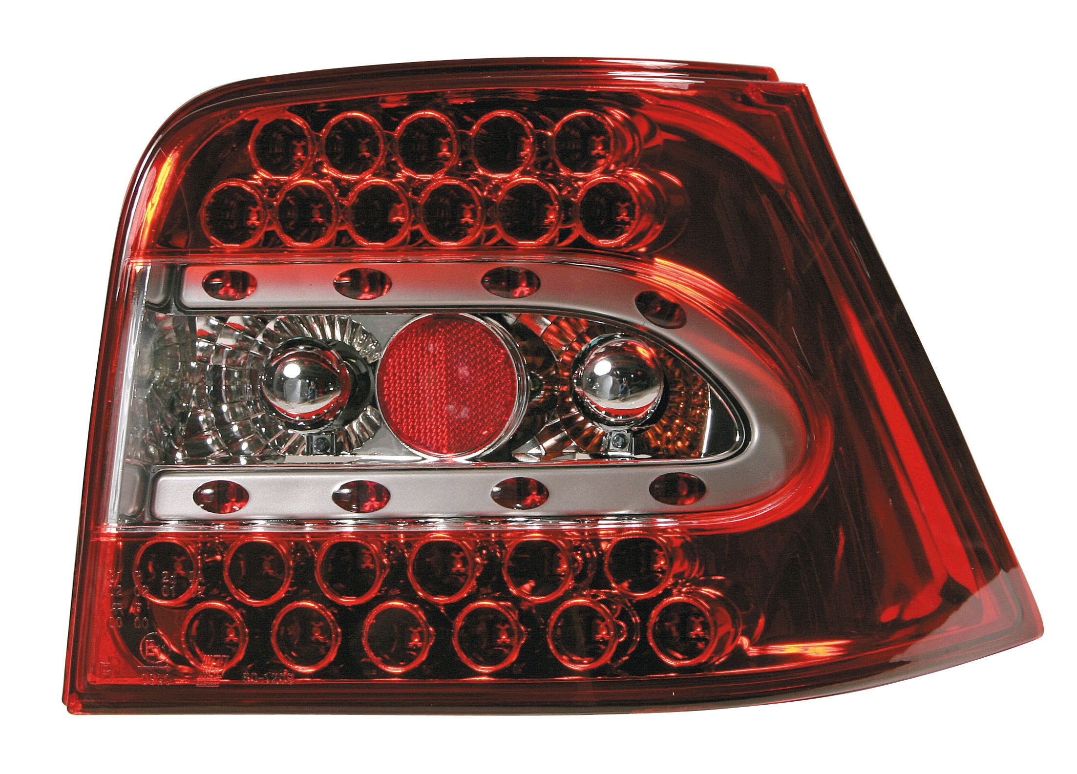 Coppia fanali posteriori LED - compatibile per VW Golf IV (8/97-9/03) - Rosso