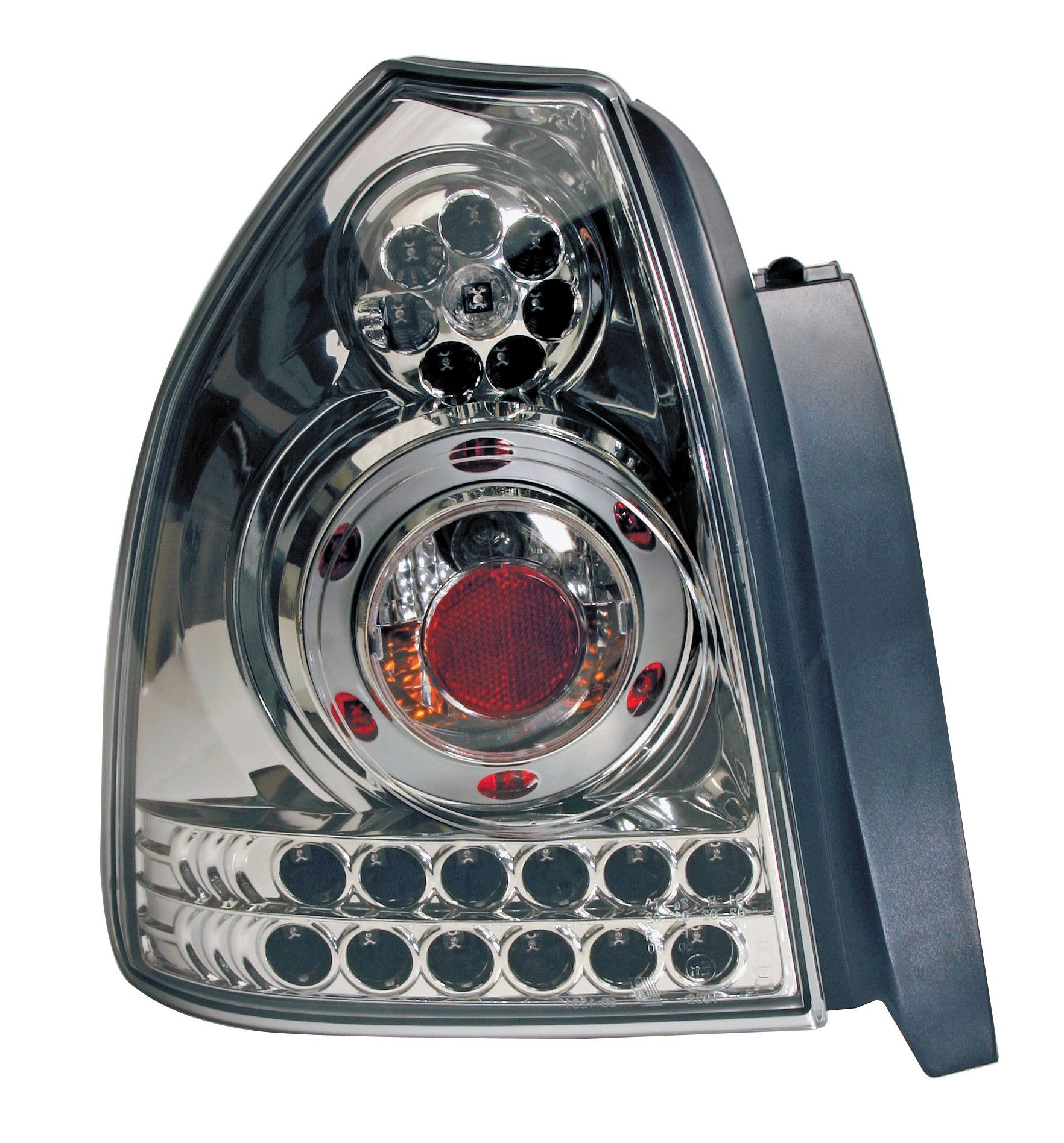 Coppia fanali posteriori LED - compatibile per Honda Civic (11/95-2/01) - Cromo