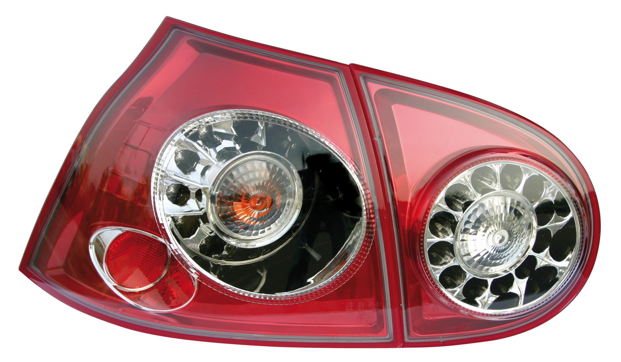 Coppia fanali posteriori LED - compatibile per VW Golf V (10/03>) - Rosso