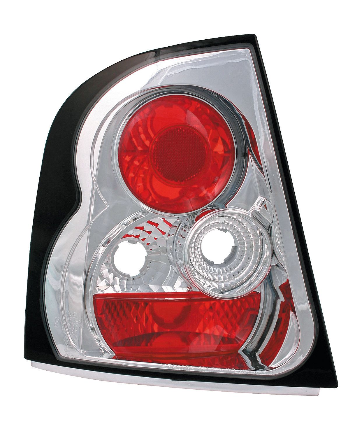 Coppia fanali posteriori - compatibile per Skoda Octavia (9/96-6/04) - Cromo