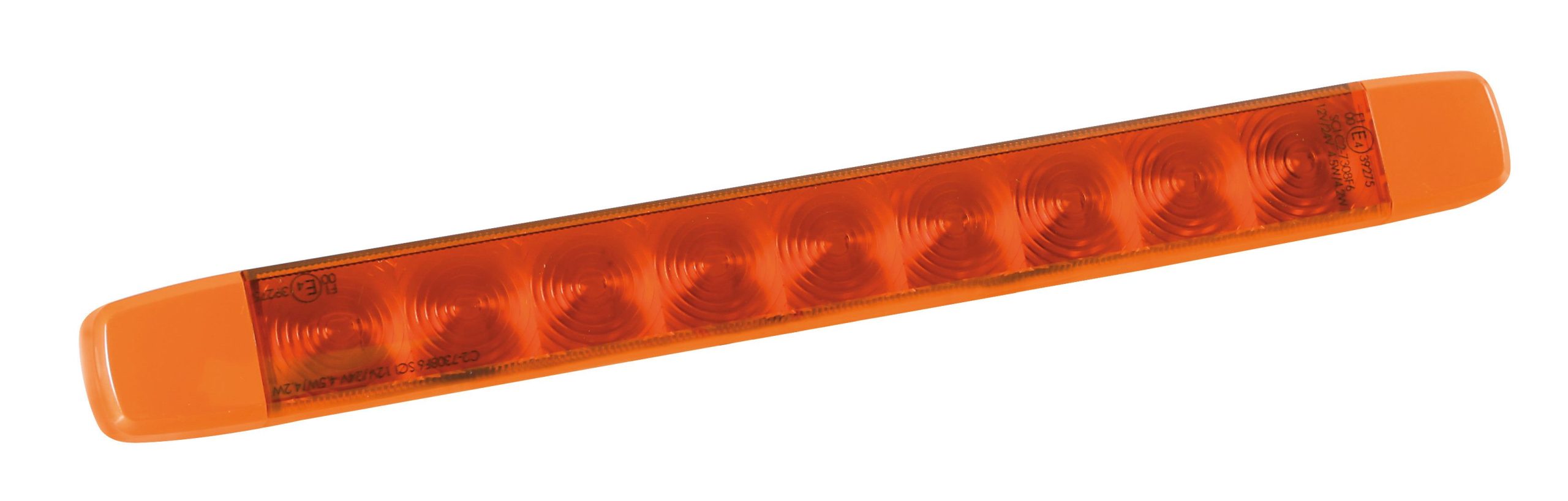Illumi, luce ingombro - 9 Led - 12/24V - Arancio - 1 funzione