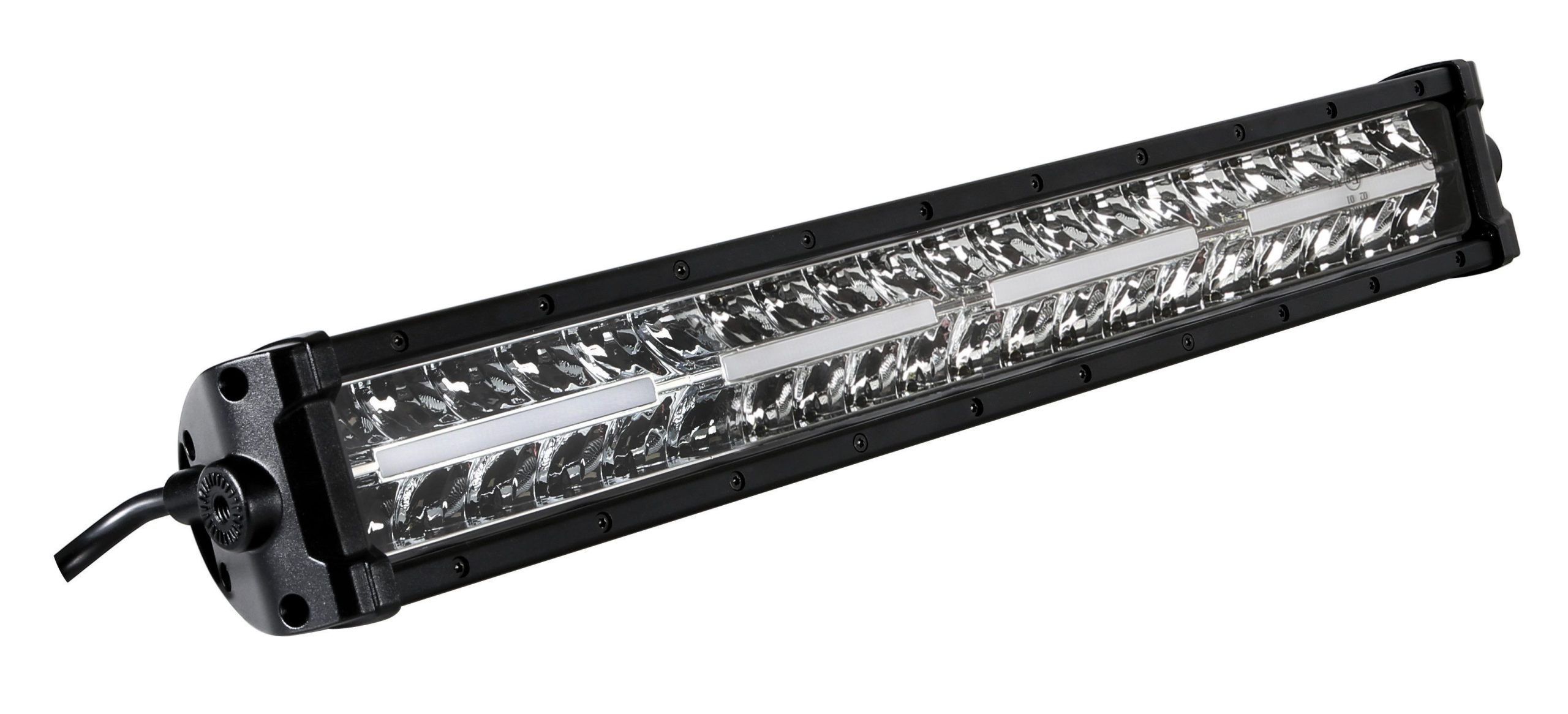 Pluton Total White, barra a Led 2 funzioni - 12/24V - 559x81 mm