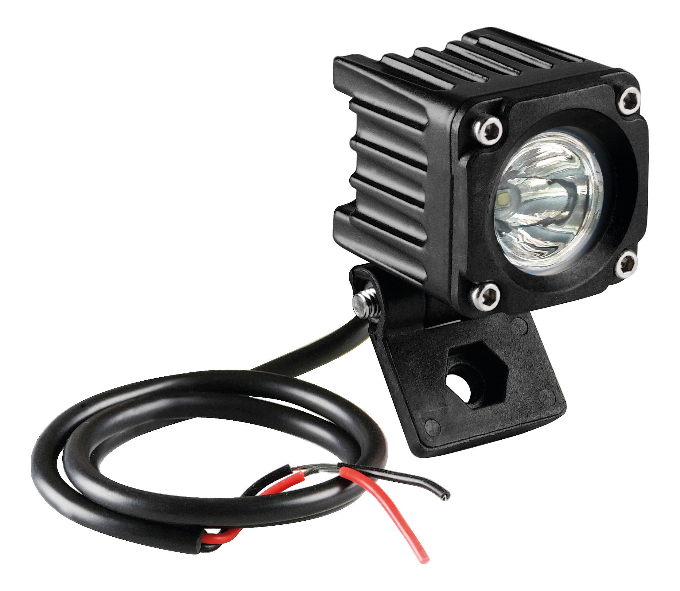 WL-19, faro ausiliario a 1 Led - 12/24V - Luce focalizzata - Bianco
