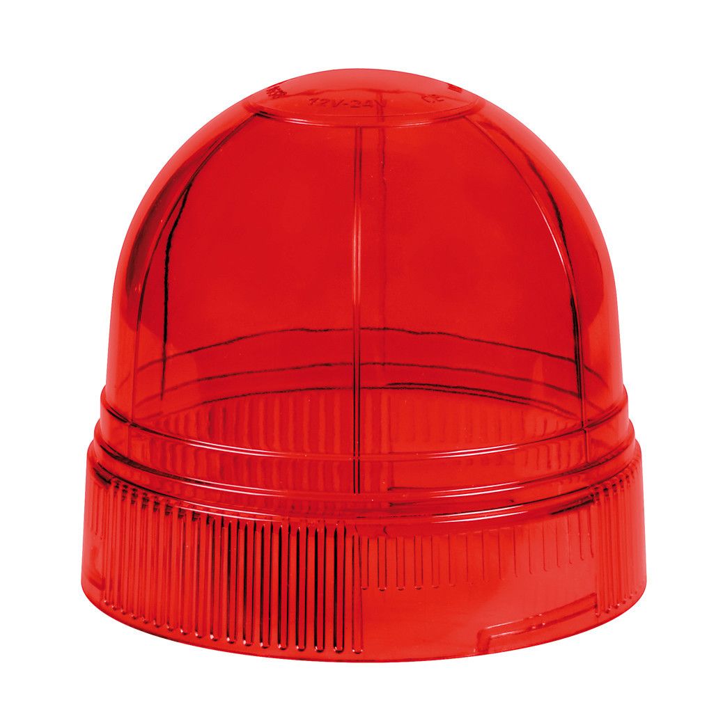 Calotta ricambio per luce di segnalazione art. 73002 - Ø 127 mm - Rosso