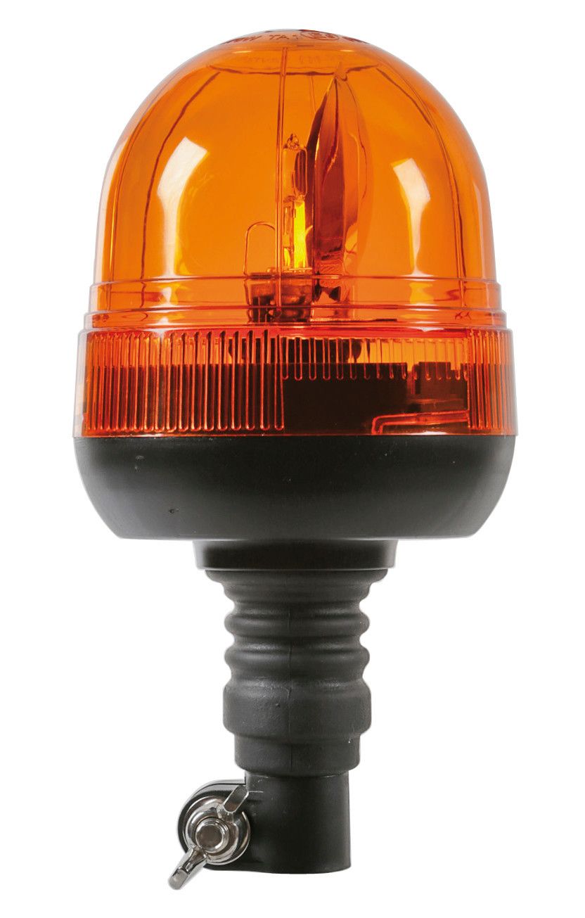 RH-3, luce di segnalazione alogena con base flessibile e attacco DIN, 12/24V