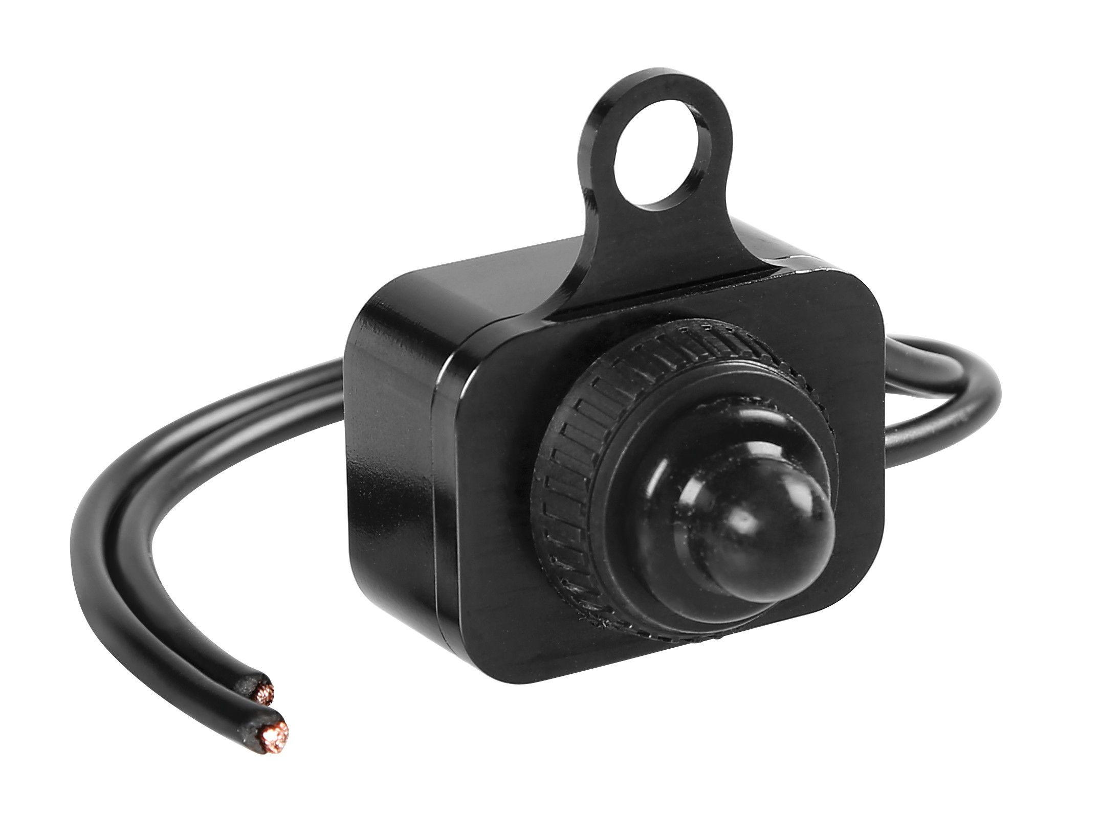 On & Off, interruttore impermeabile, 12V - Nero