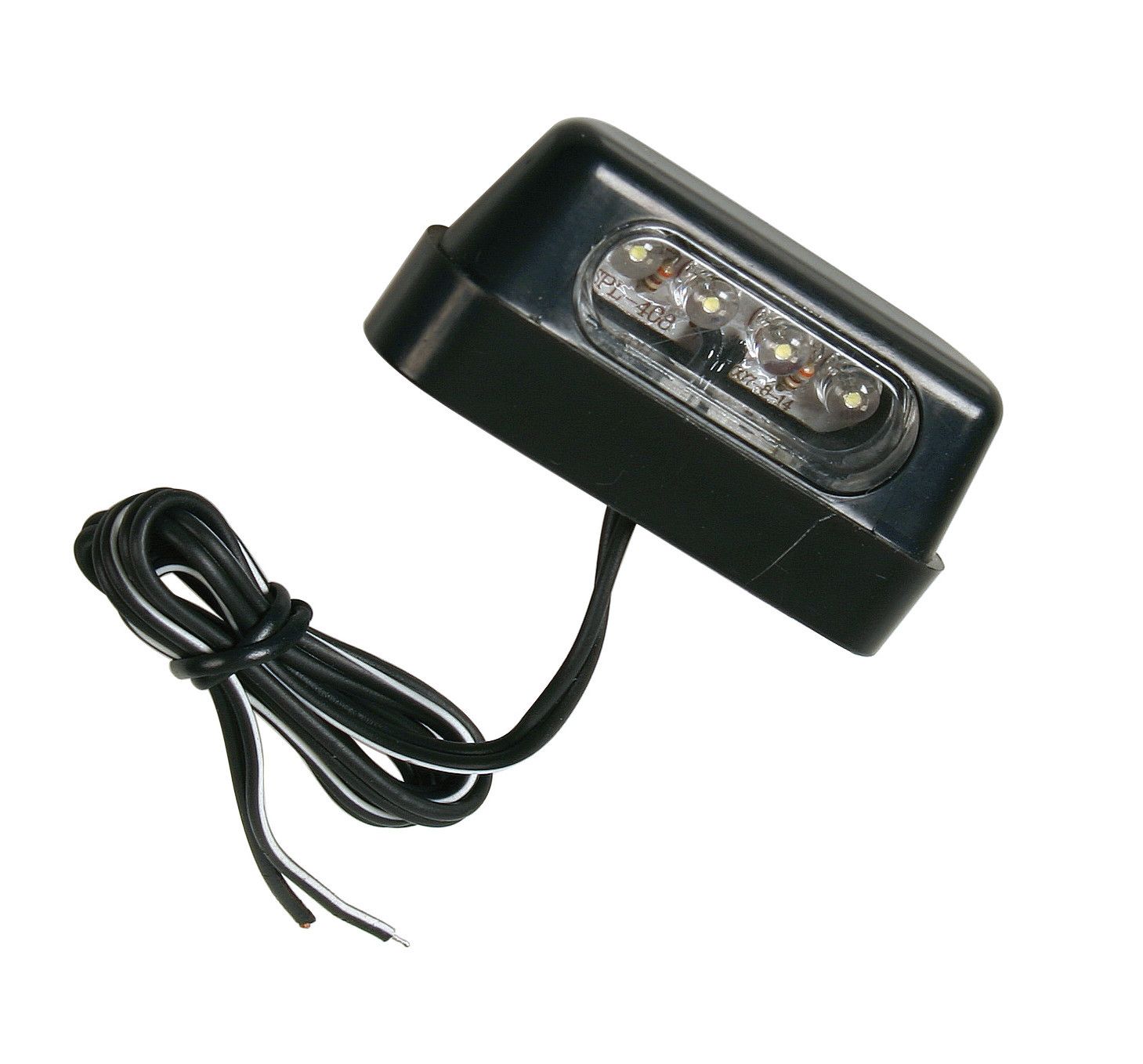 Luce targa a 4 Led - Bianco - Omologato