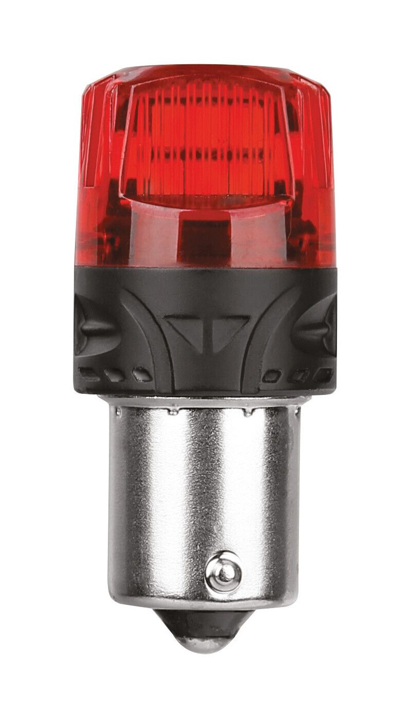 24V Pro-User Series - (PR21W) - BAW15s - 2 pz - Scatola - Rosso - Doppia polarità - Resistenza incorporata