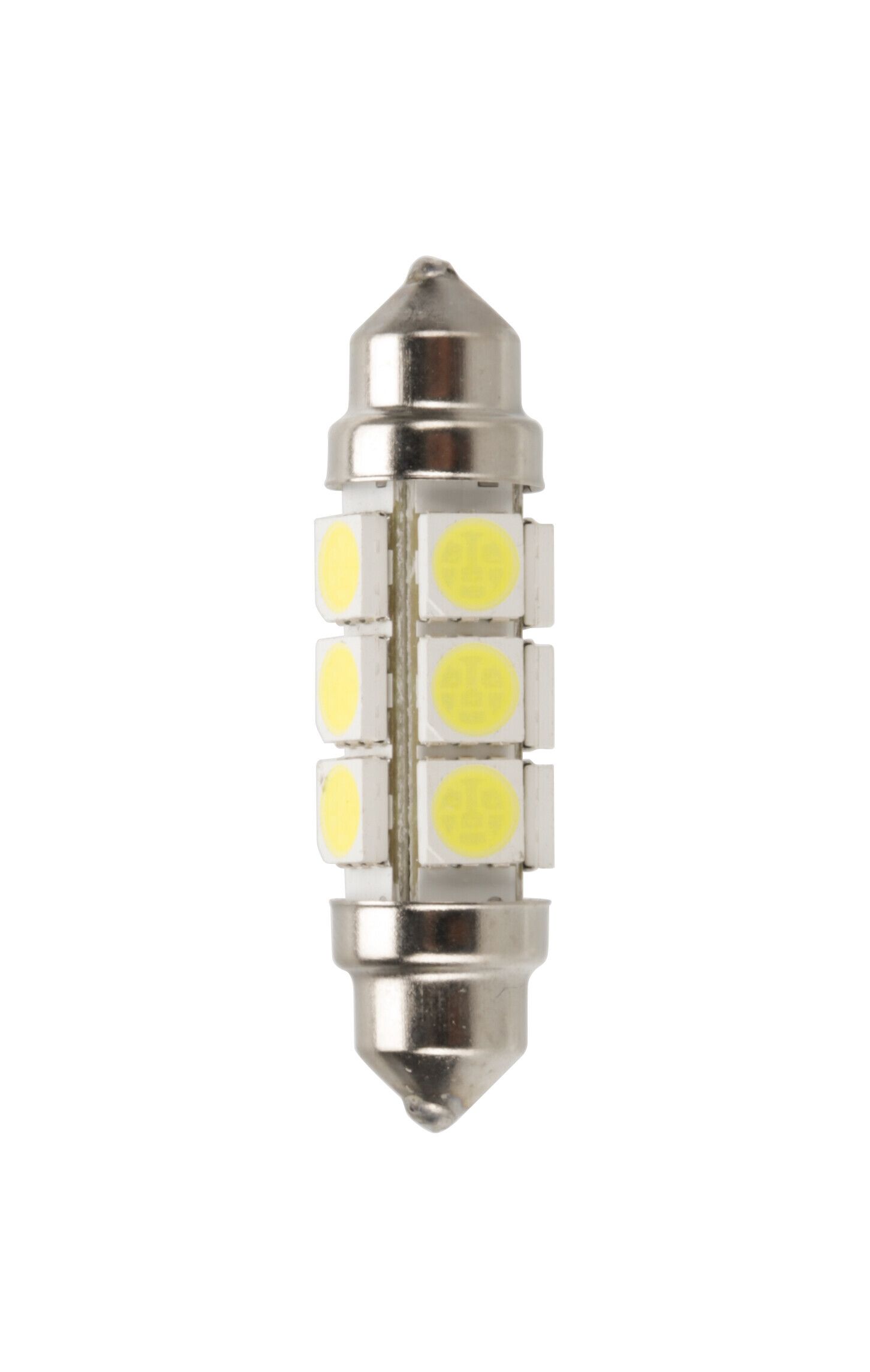 24/28V Led Series - 12 Led SMD - 11x43 mm - SV8,5-8 - 20 pz - Busta - Bianco - Doppia polarità