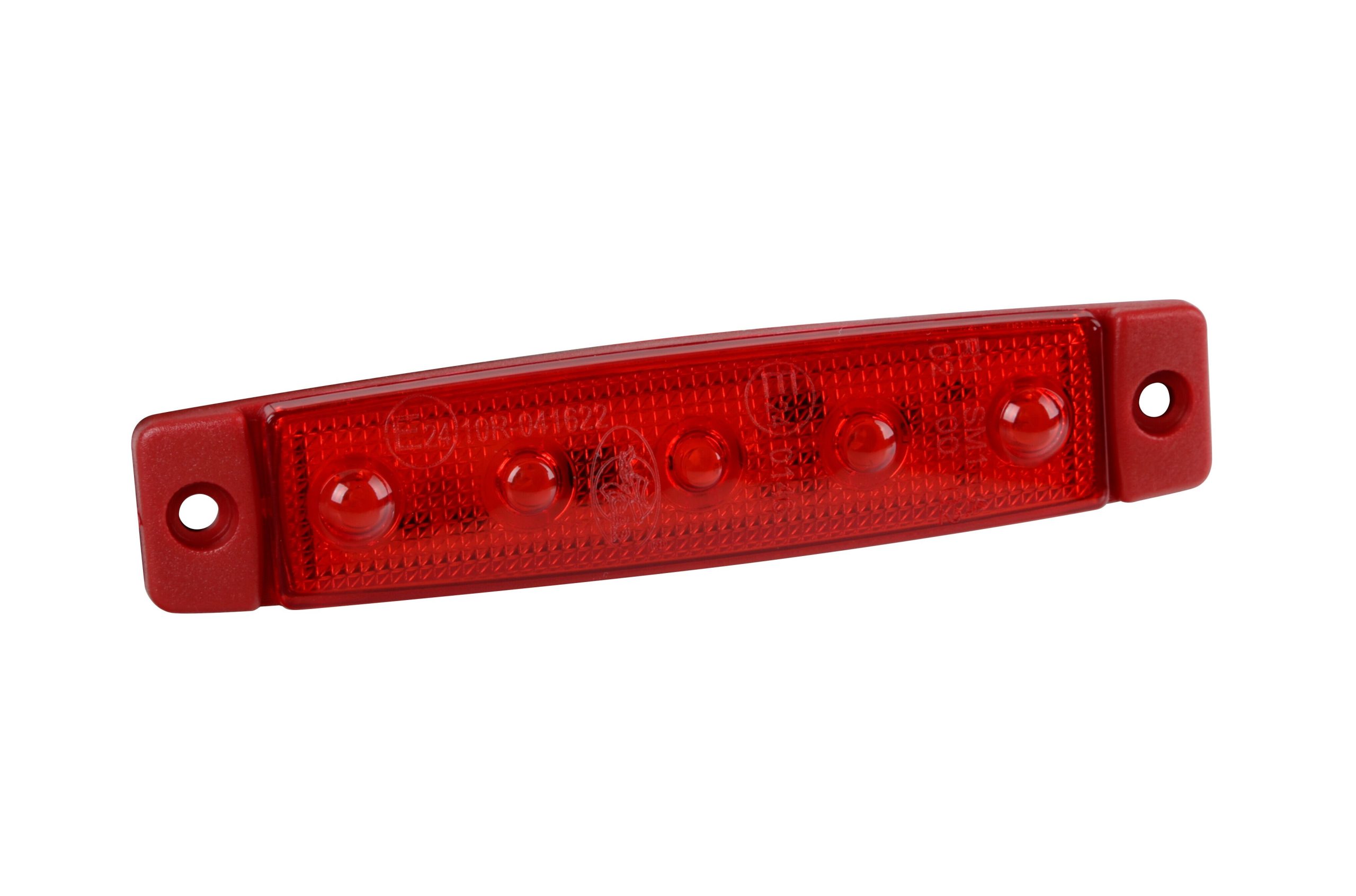 Pagg Aspöck, luce ingombro - 5 Led - 12/24V - Rosso