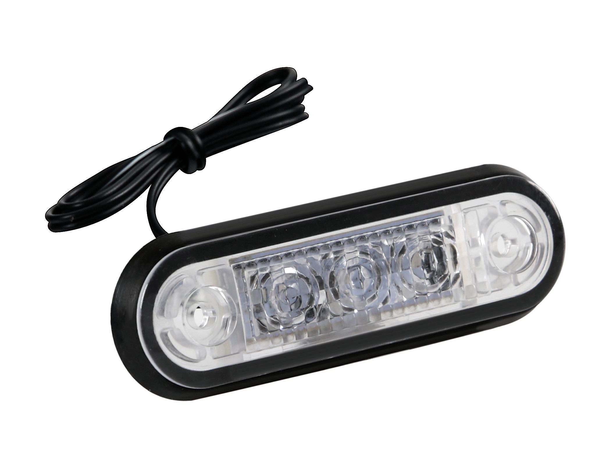 Set 20 pz, luce ingombro - 3 Led - 12/24V - Arancio