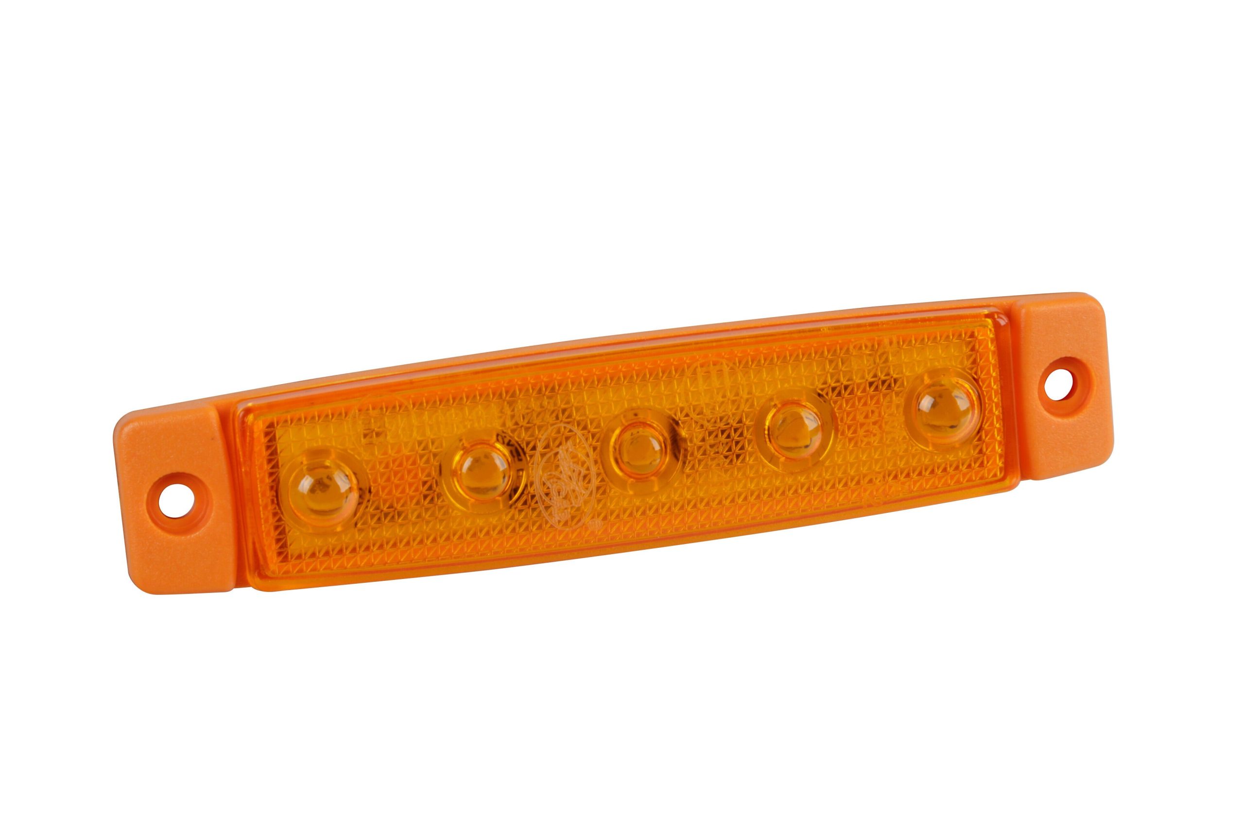 Pagg Aspöck, luce ingombro - 5 Led - 12/24V - Arancio