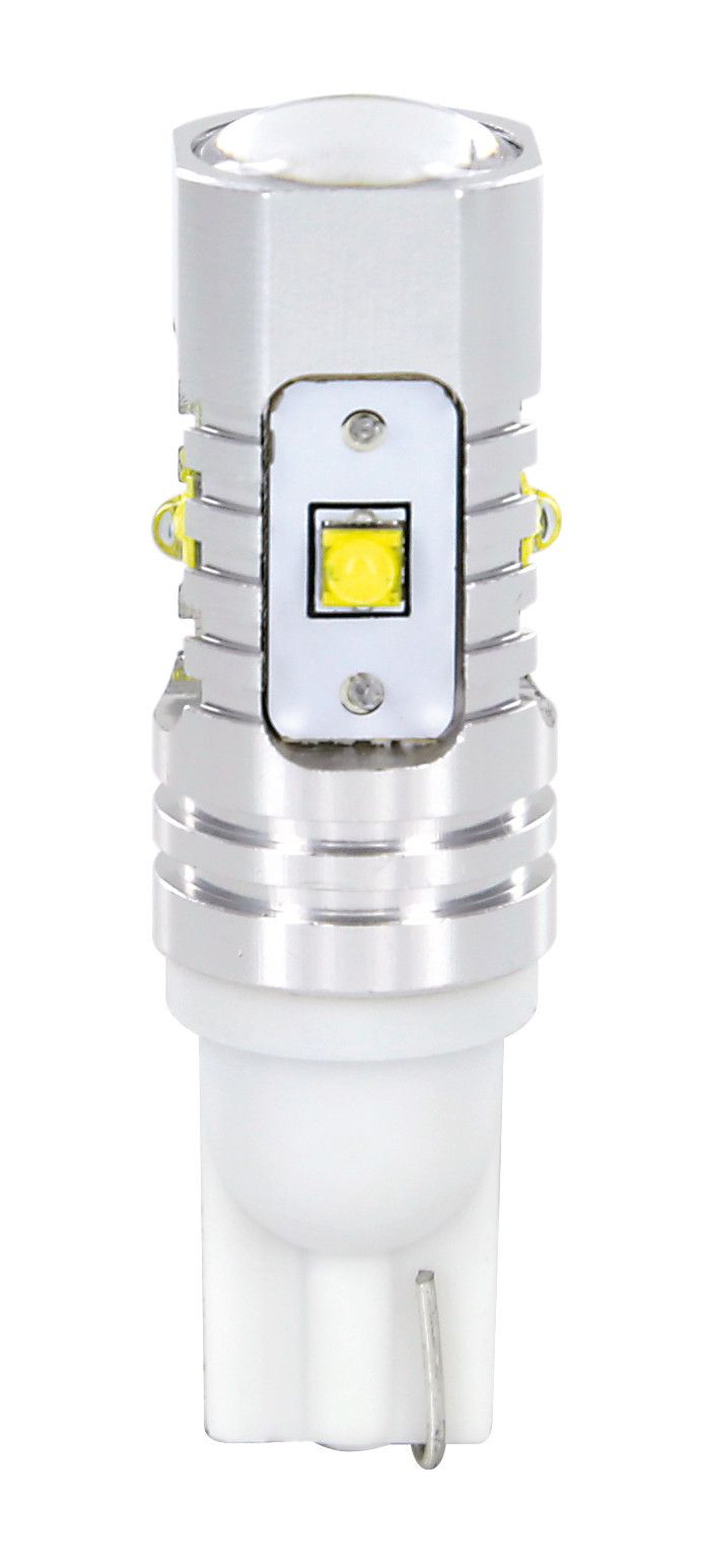 10/30V Mega-Led 45 - 5 SMD x 9 chips - (T10) - W2,1x9,5d - 2 pz - D/Blister - Bianco - Doppia polarità