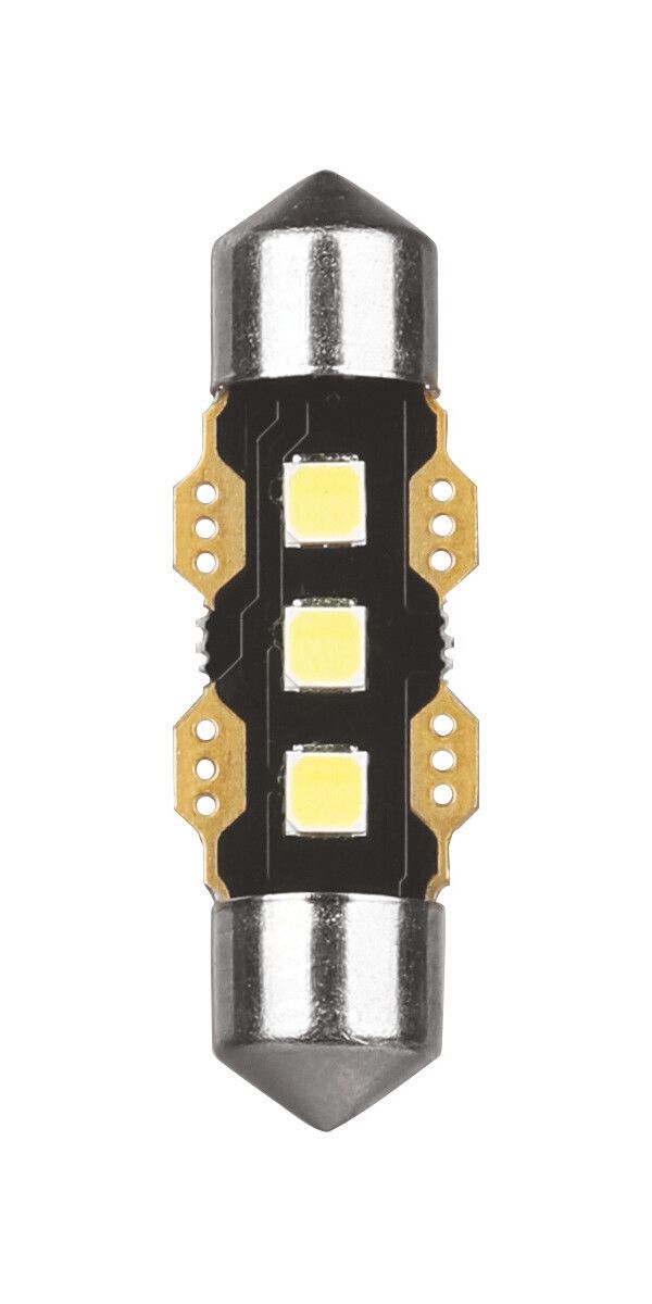 12V Ultra-Lumen Series - 11,3x36 mm - SV8,5-8 - 1 pz - Scatola - Bianco - Doppia polarità