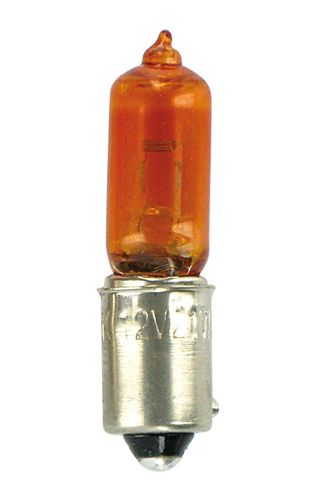 12V Lampada alogena micro - HY21W - 21W - BAY9s - 2 pz - Scatola - Arancio