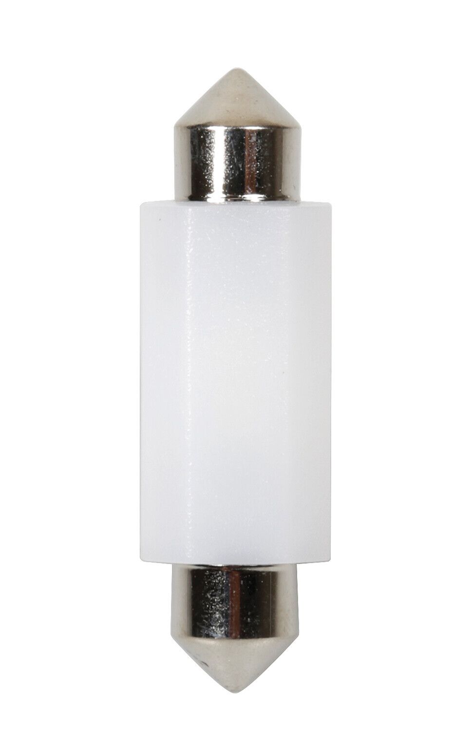 9/32V Led Series - 2 SMD x 1 chip - 12x41 mm - SV8,5-8 - 20 pz - Busta - Bianco - Doppia polarità - Resistenza incorporata