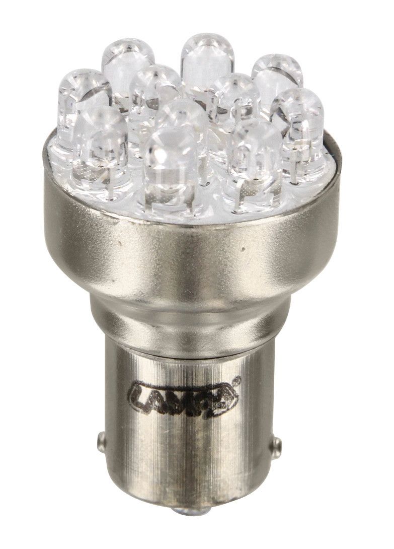12V Lampada Multi-Led 11 Led - (P21W) - BA15s - 1 pz - Scatola - Bianco
