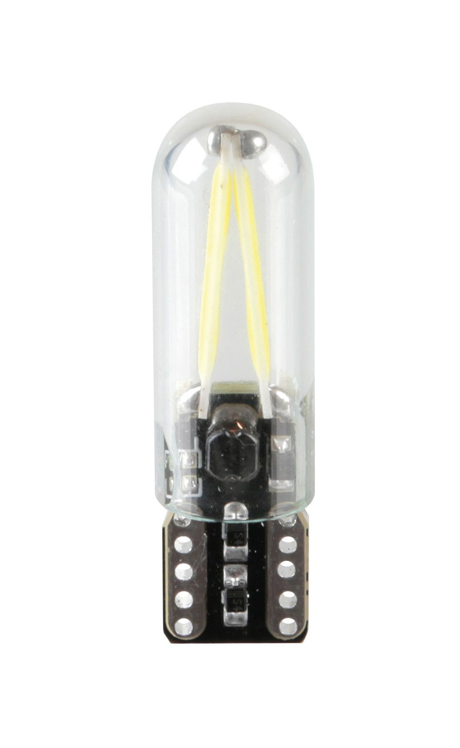 9/32V Led series - 2 Led COB - (T10) - W2,1x9,5d - 2 pz - Scatola - Bianco - Doppia polarità