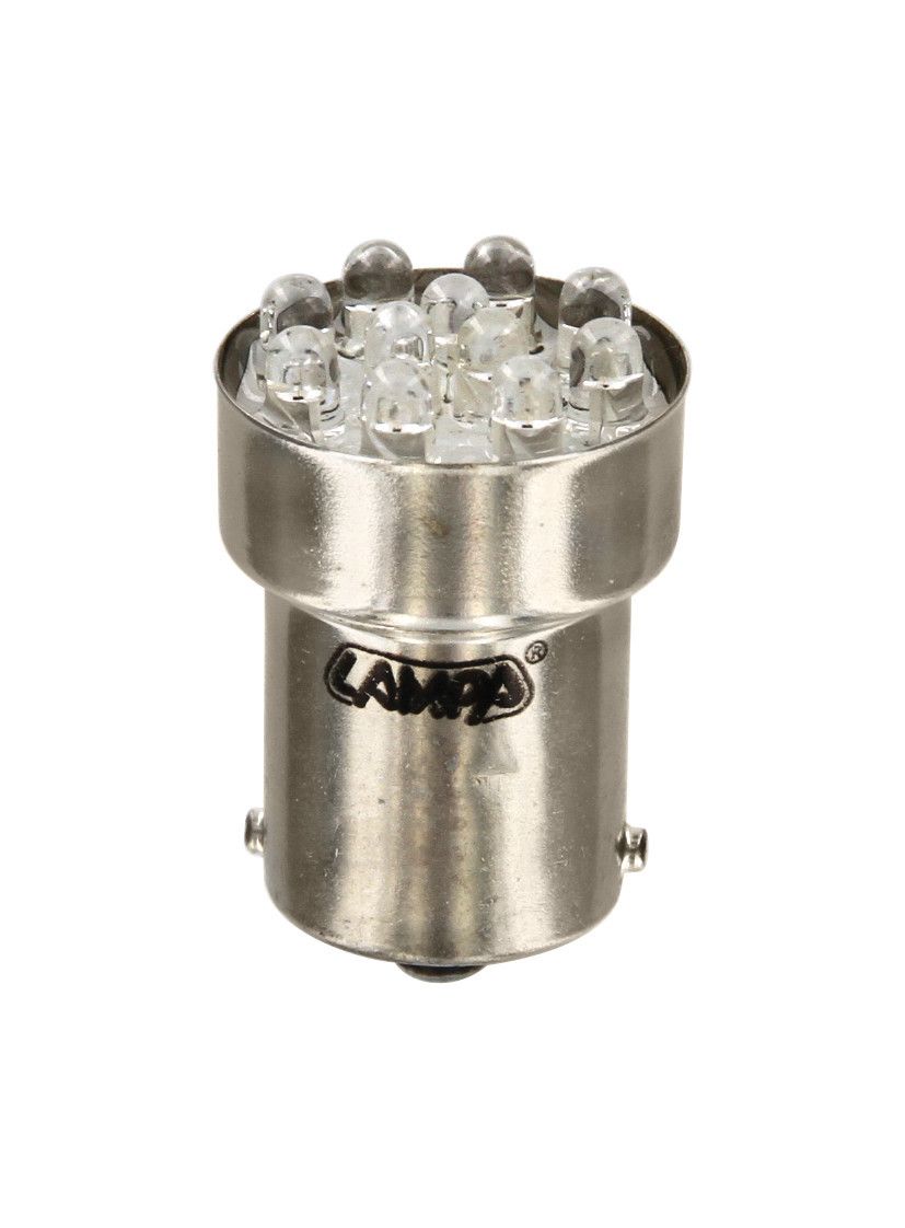 12V Lampada Multi-Led 11 Led - (R10W) - BA15s - 1 pz - Scatola - Rosso