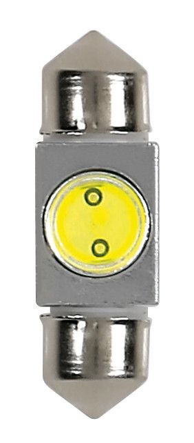 12V Led Series - 1 SMD x 2 chips - 10x31 mm - SV8,5-8 - 1 pz - Scatola - Bianco