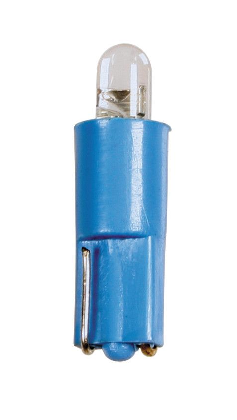 12V Kit Lampade cruscotto 1 Led - (T3) - W2x4,6d - 5 pz - Scatola - Bianco