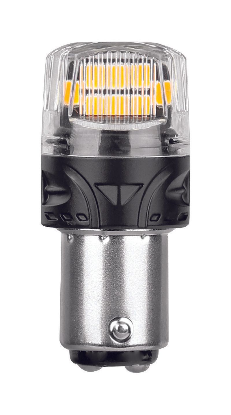 12V Ultra-Lumen Series - (P21/5W) - BAY15d - 2 pz - Scatola - Arancio - Doppia polarità - Resistenza incorporata