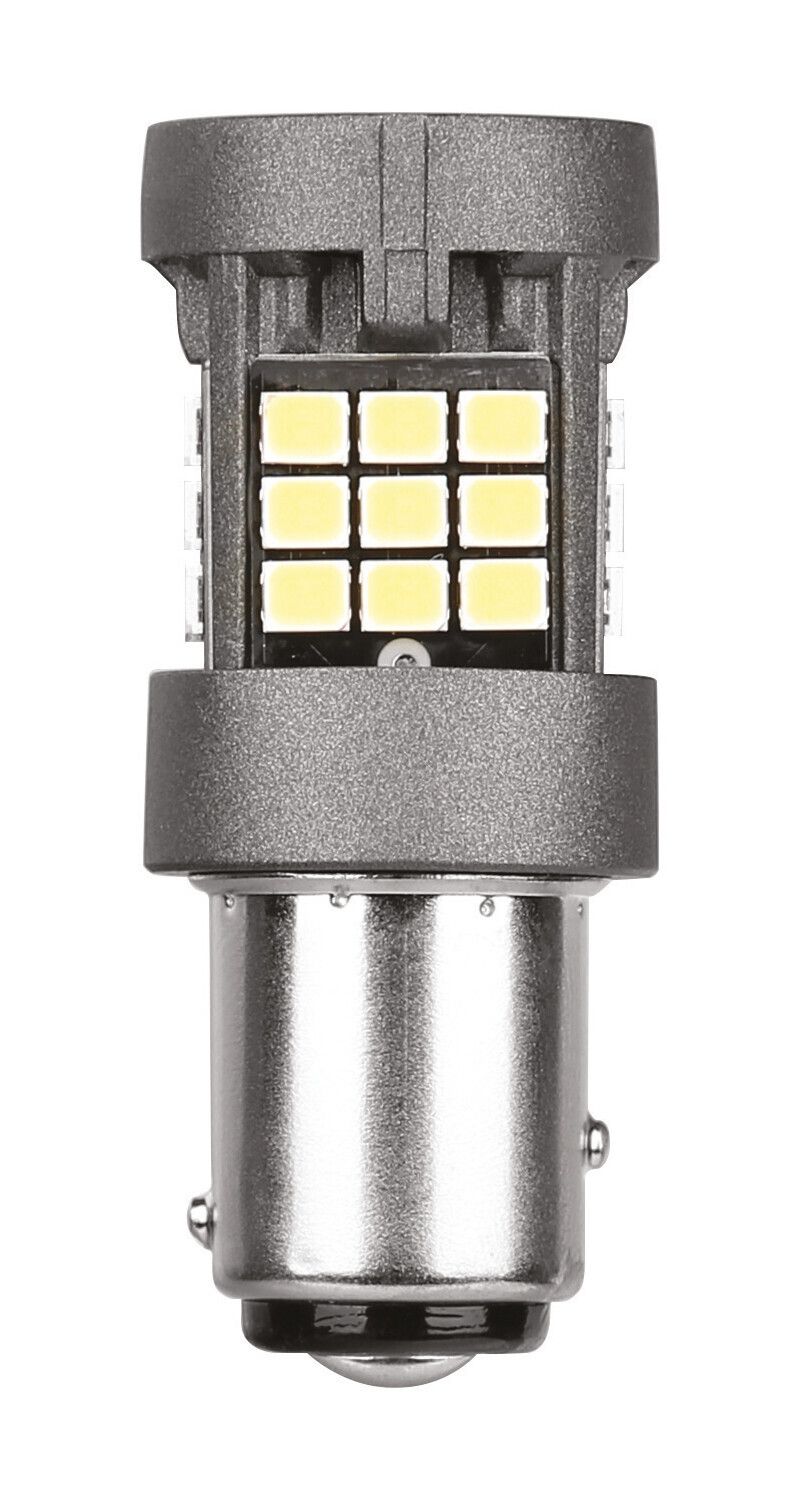 12/24V Pro-User Series - (P21/5W) - BAY15d - 1 pz - Scatola - Bianco - Doppia polarità - Resistenza incorporata