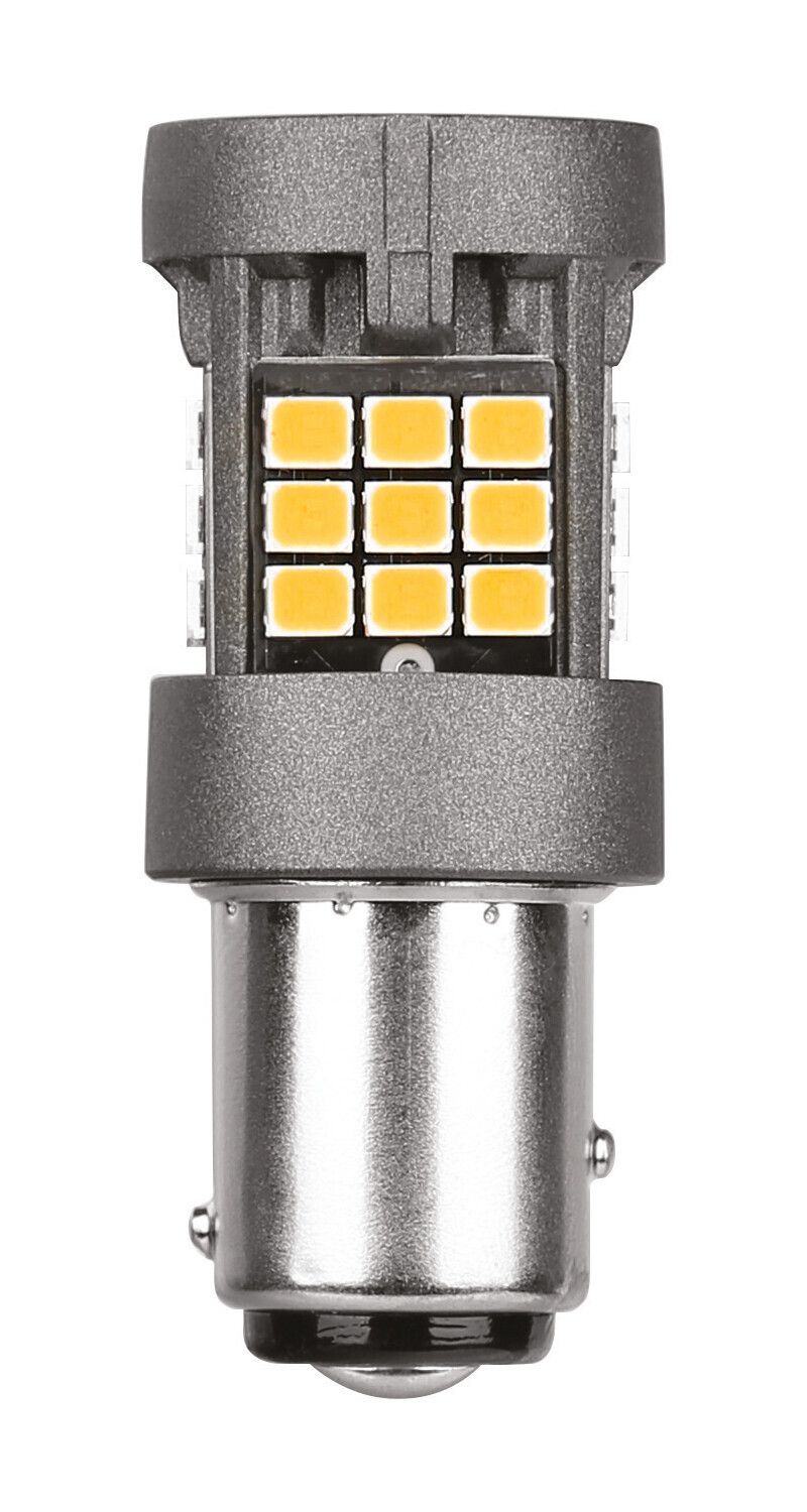12/24V Pro-User Series - (P21/5W) - BAY15d - 1 pz - Scatola - Arancio - Doppia polarità - Resistenza incorporata