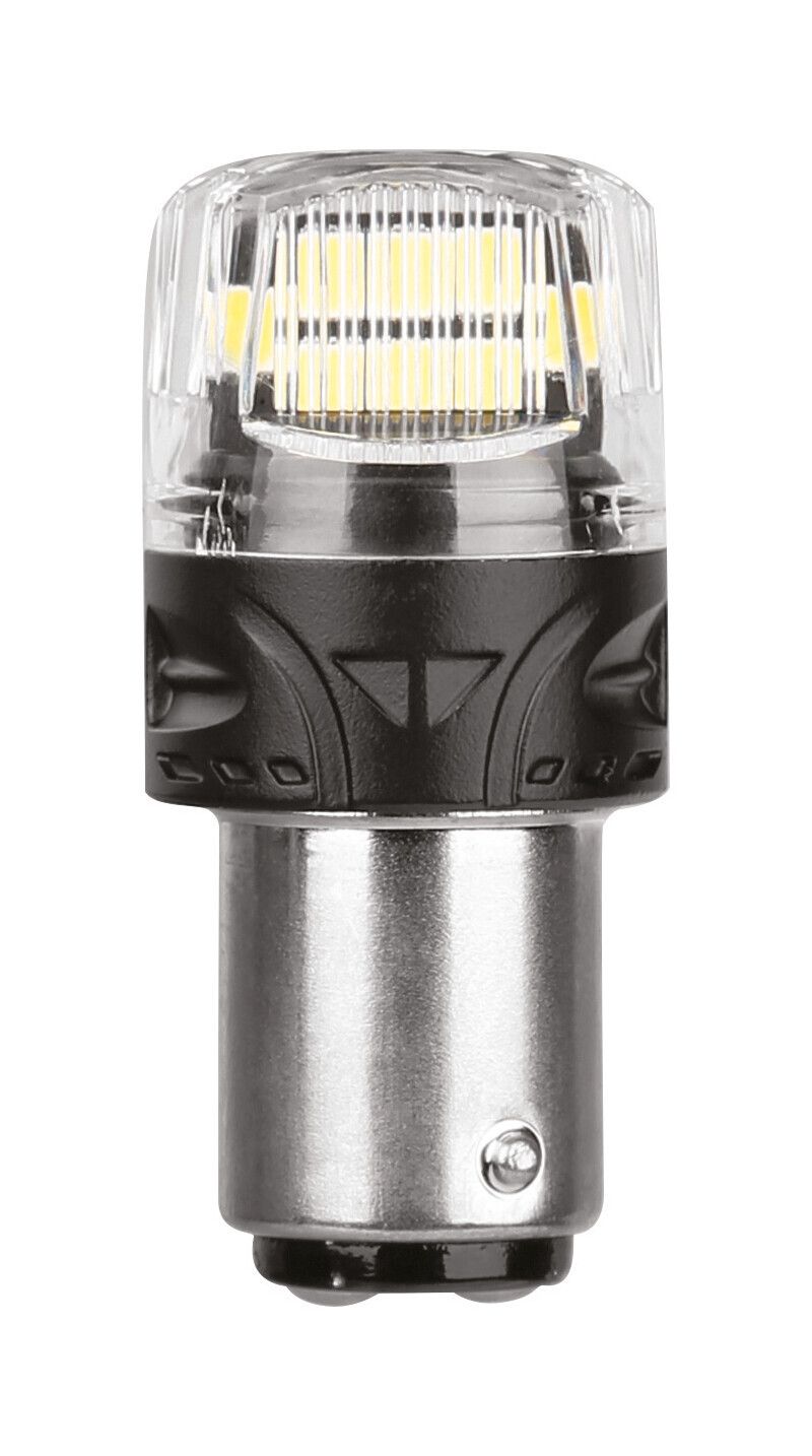 12V Ultra-Lumen Series - (P21/4W) - BAZ15d - 2 pz - Scatola - Bianco - Doppia polarità - Resistenza incorporata