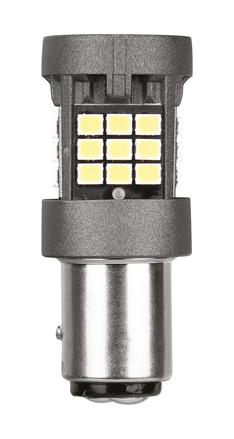 12/24V Pro-User Series - (P21/4W) - BAZ15d - 1 pz - Scatola - Bianco - Doppia polarità - Resistenza incorporata