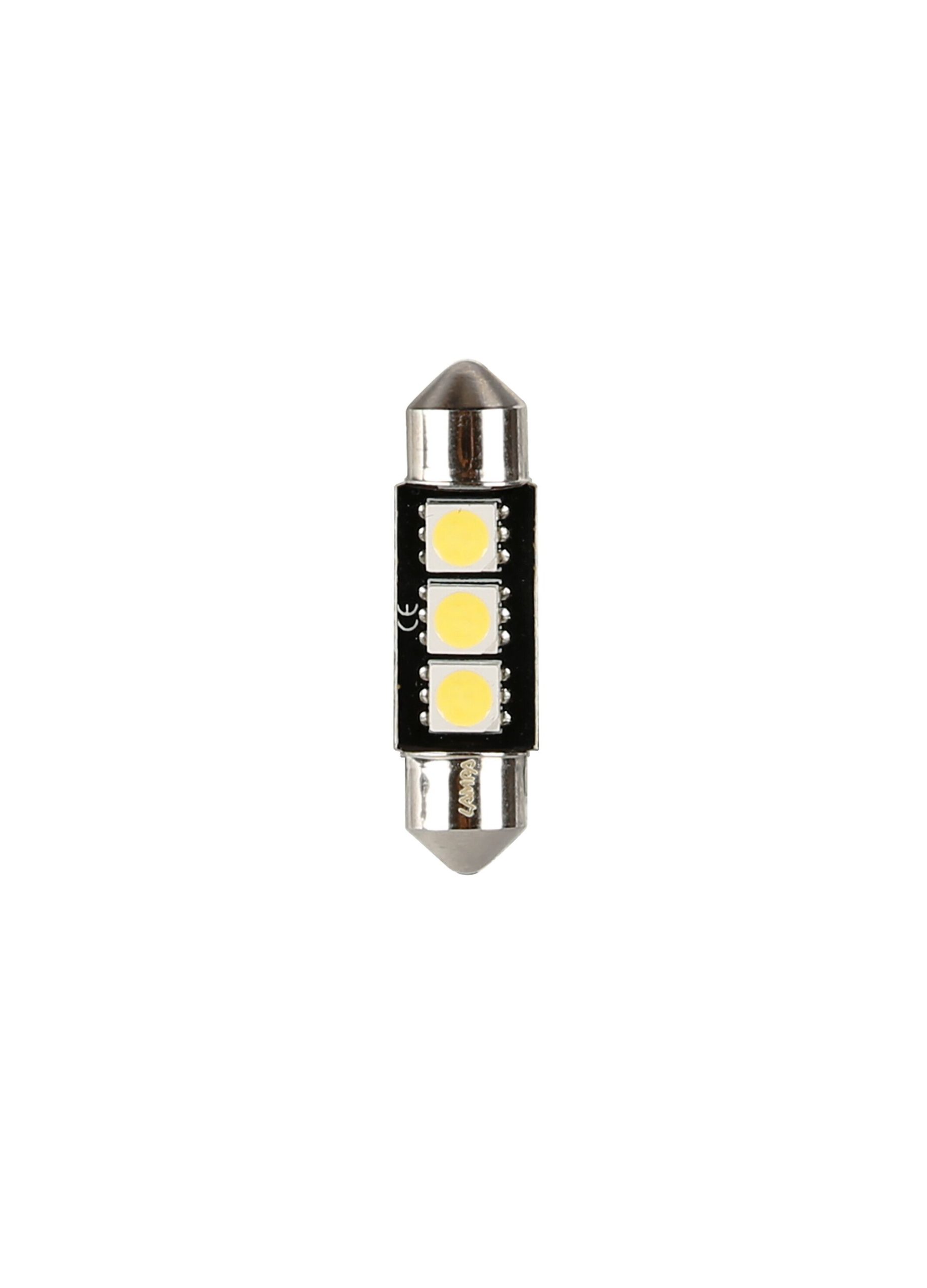 24/28V Led Series - 3 SMD x 3 chips - (C5W) - 10x36 mm - SV8,5-8 - 20 pz - Scatola - Bianco - Doppia polarità