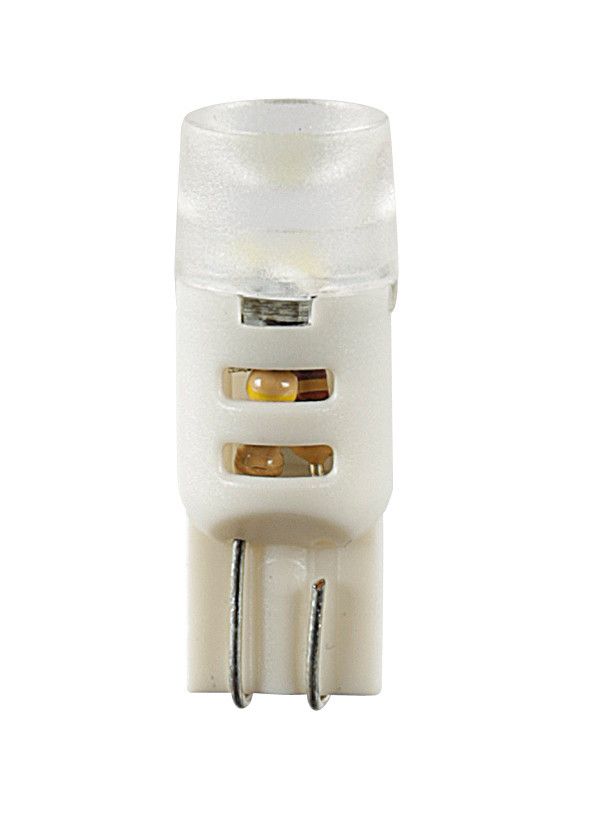 24/28V Mega-Led 3 - 3 SMD x 1 chip - (T10) - W2,1x9,5d - 2 pz - D/Blister - Bianco - Doppia polarità