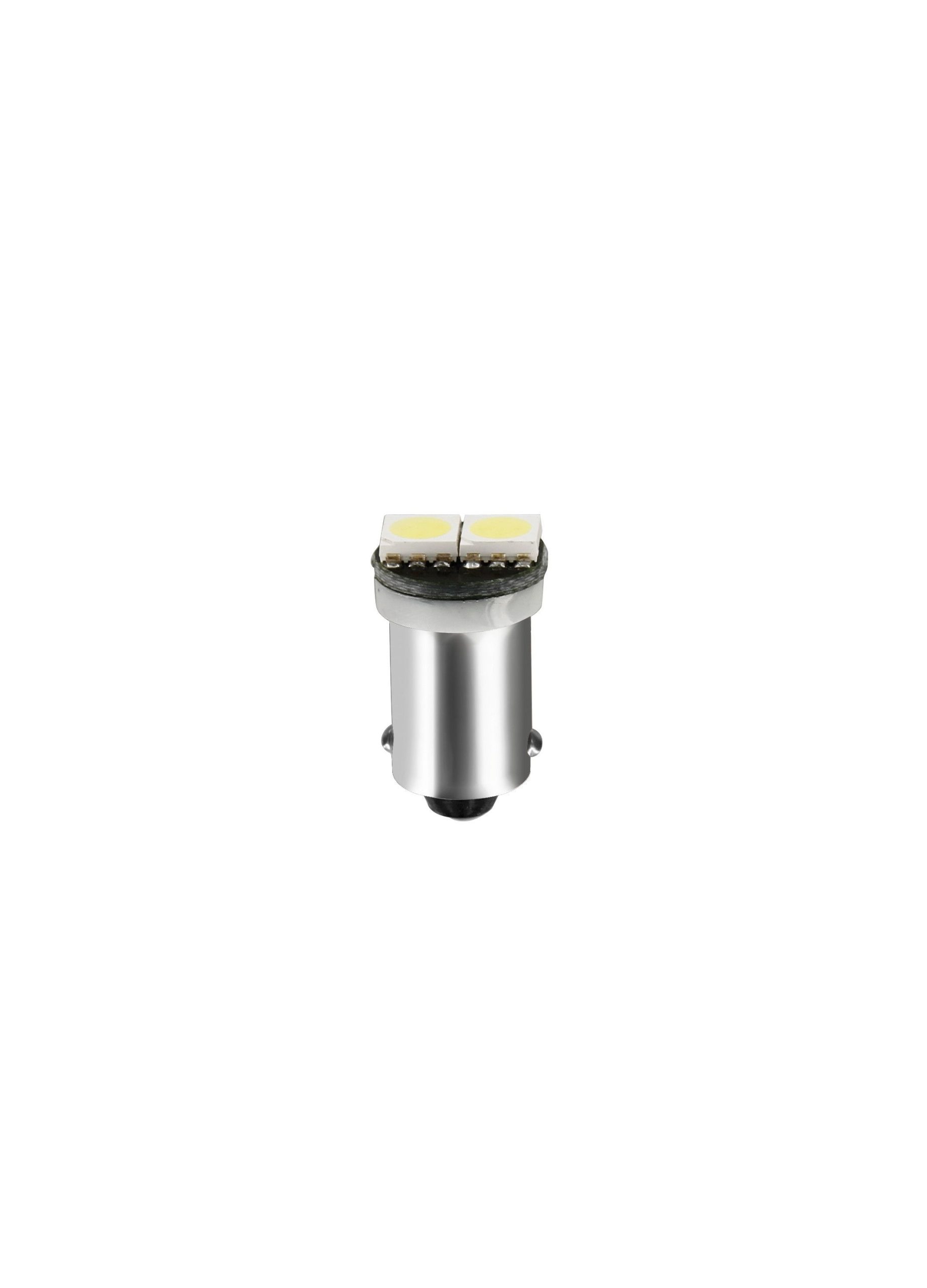24/28V Led Series - 2 SMD x 3 chips - (T4W) - BA9s - 2 pz - D/Blister - Bianco - Doppia polarità