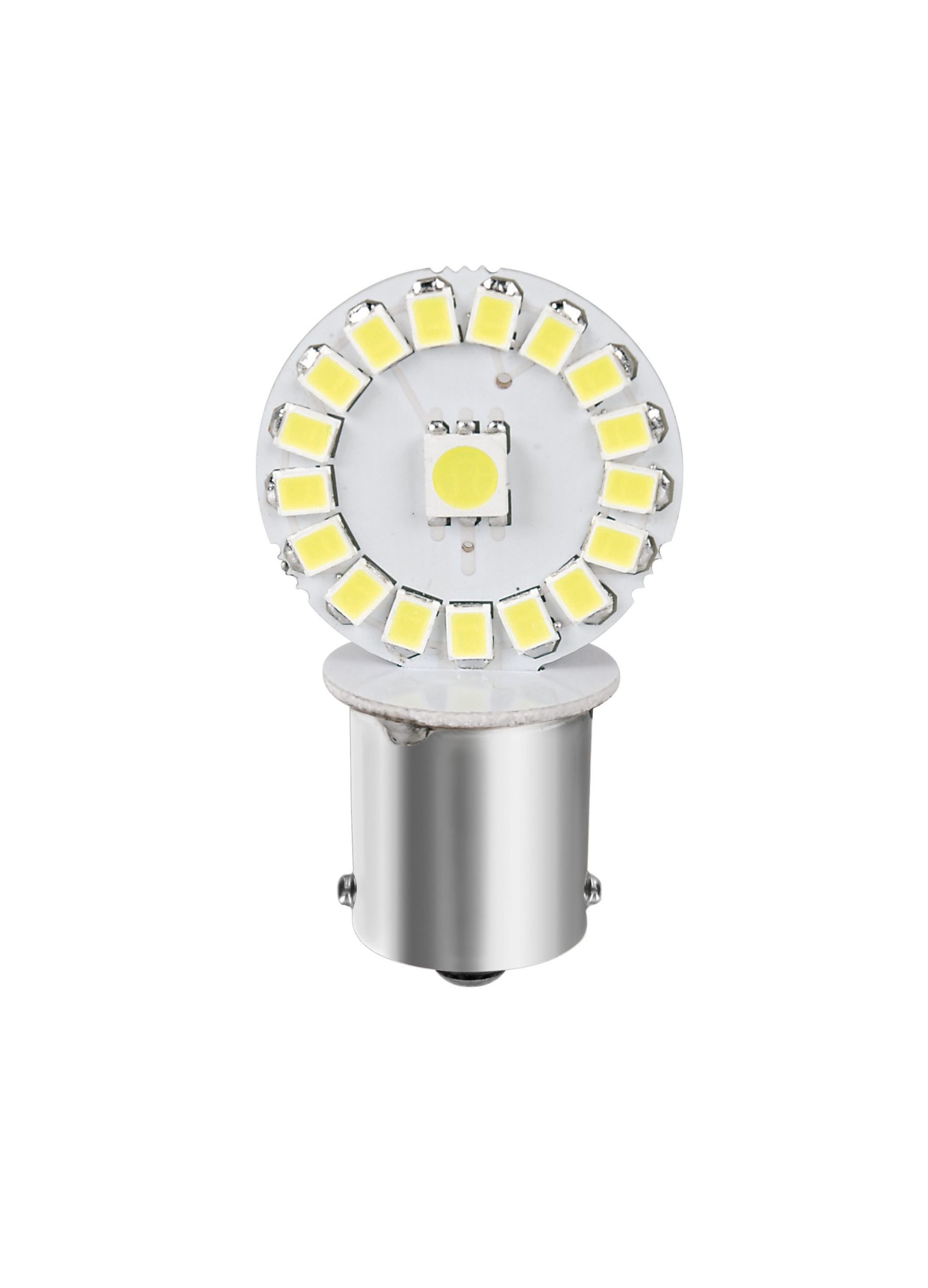 24/28V Led Series - 34 SMD x 3 chips - (P21W) - BA15s - 2 pz - Scatola - Bianco