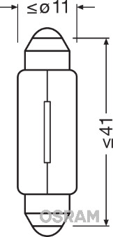 12V Original Line - 10W - SV8,5-8 - 2 pz - Scatola - Image 4