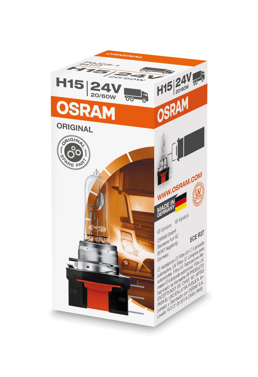 24V Original Line - H15 - 20/60W - PGJ23t-1 - 1 pz - Scatola - Image 4