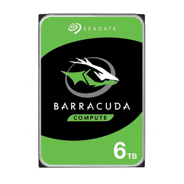 Seagate Barracuda 6TB disco rigido interno 5400 Giri/min 256 MB 3.5 Serial ATA III (BARRACUDA 6TB SATA - Barracuda 6TB, 3.5, 6000 GB, - 5400 RPM - Warranty: 24M)