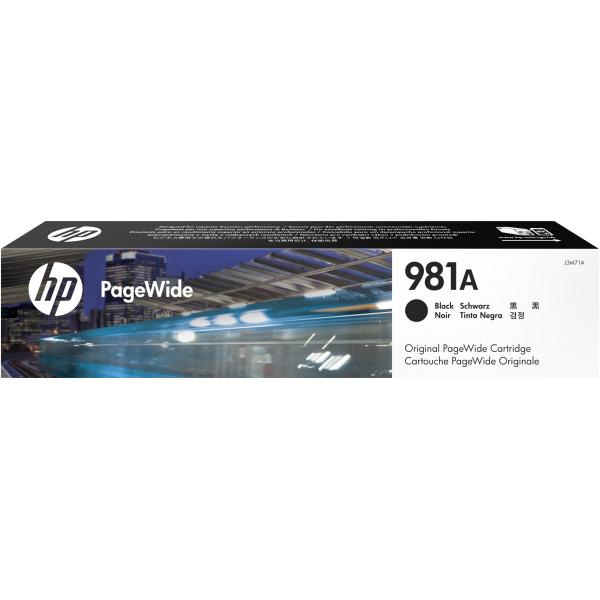 HP Cartuccia nero originale 981A PageWide (OEM HP 981A 6000 Pages Black Ink Cartridge J3M71A)