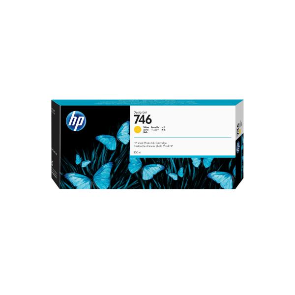 HP Cartuccia di inchiostro giallo DesignJet 746 da 300 ml (HP 746 - 300 ml - giallo - originale - DesignJet - cartuccia d'inchiostro - per DesignJet Z6, Z6dr, Z9+, Z9+dr)