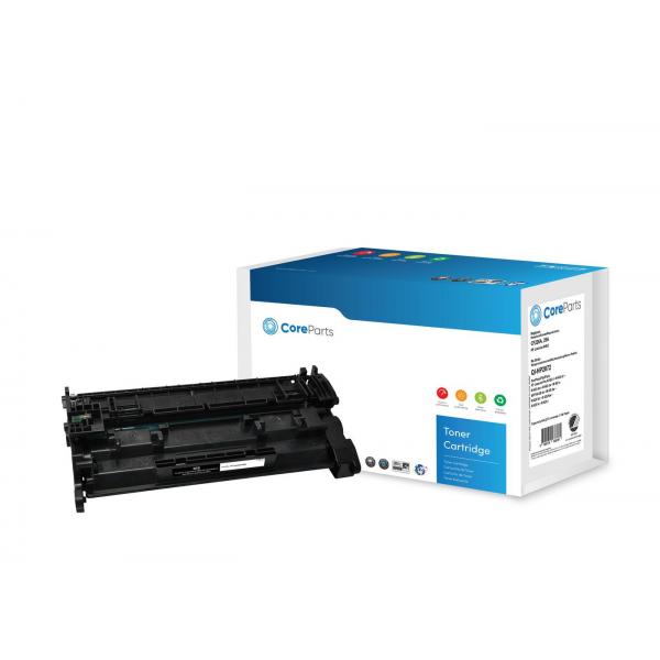 CoreParts QI-HP2072 cartuccia toner 1 pz Compatibile Nero (Toner Black CF226A - Pages: 3.100, Nordic Swan - HP LaserJet M402 [26A] - Warranty: 36M)